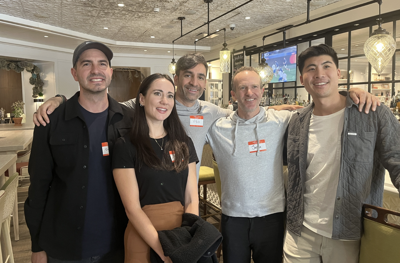 Here's Shawn (left) with some of our Canadian members.