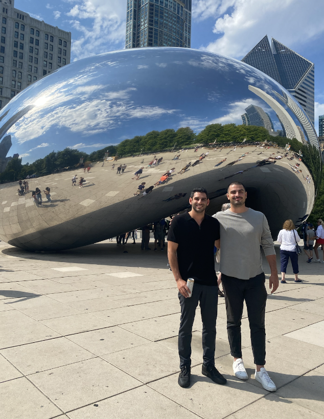 Photo from our first sales trip to Chicago: 