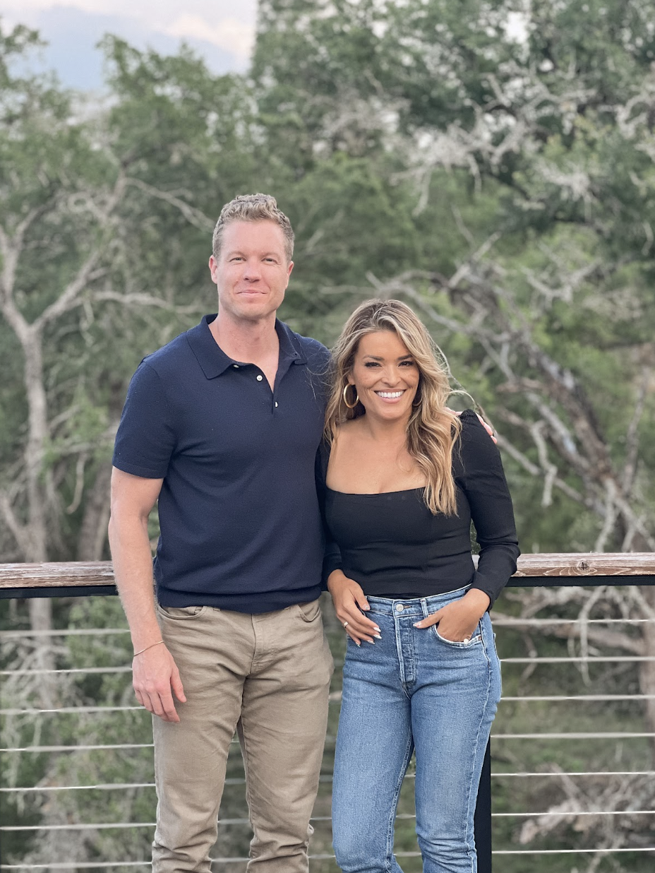 Sam Parr and Jasmine on-site at Hampton's Austin retreat