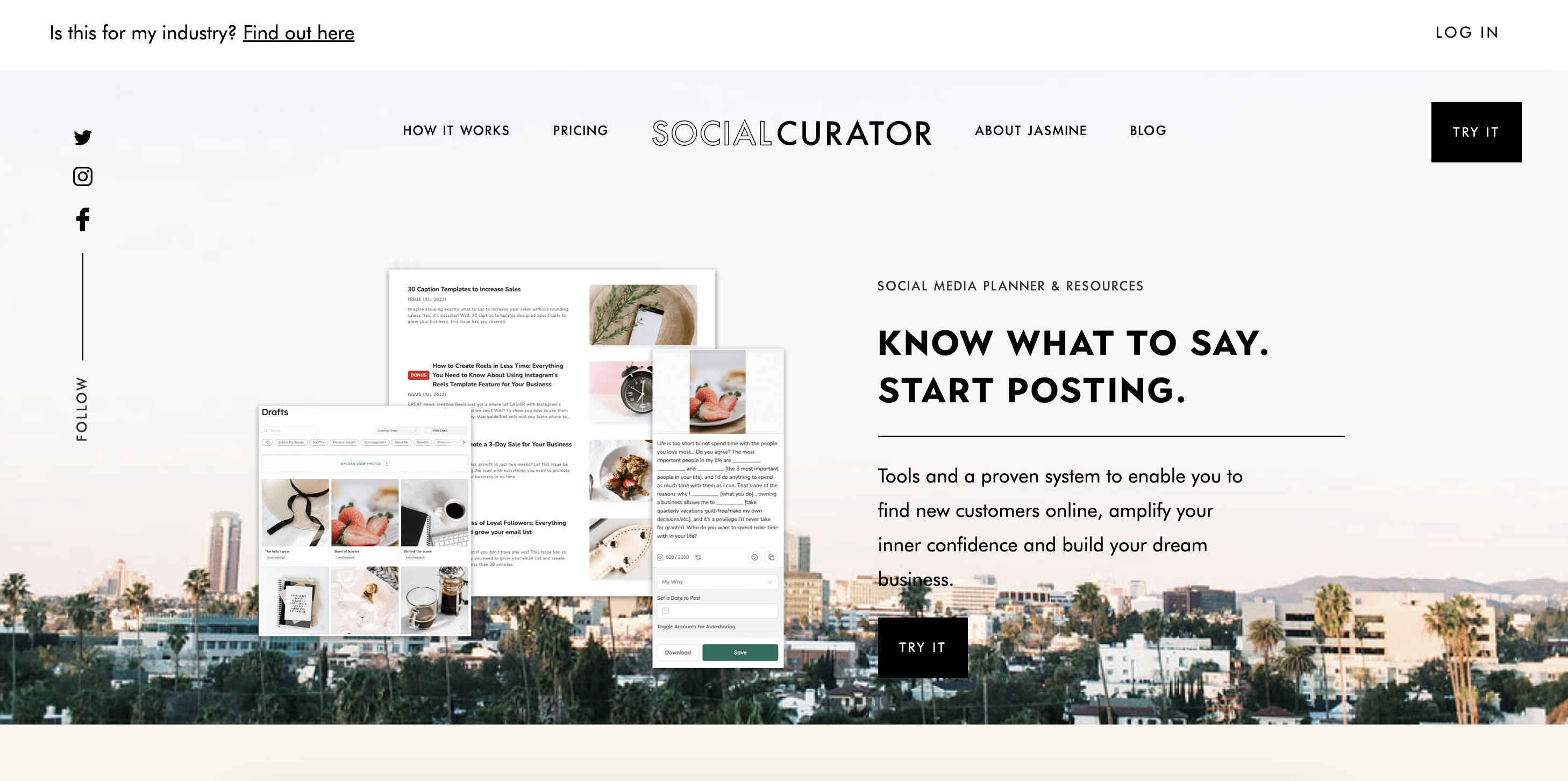 Today's Social Curator site