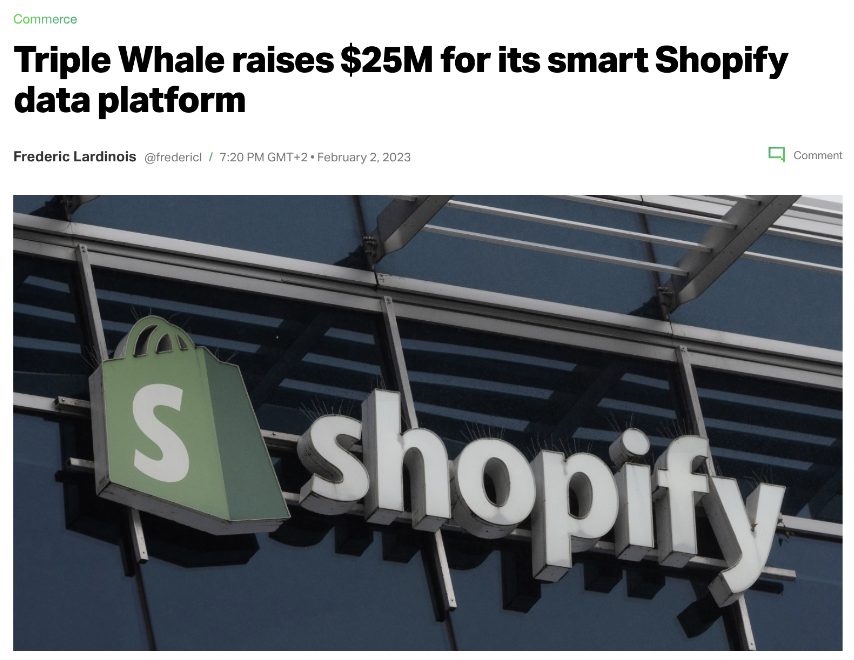 Shopify invested early in 2023