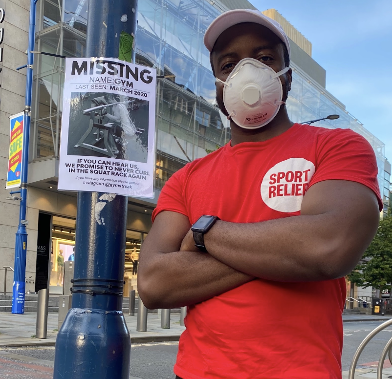 A local campaign we did for fun, putting up missing posters around the city when the gyms closed!