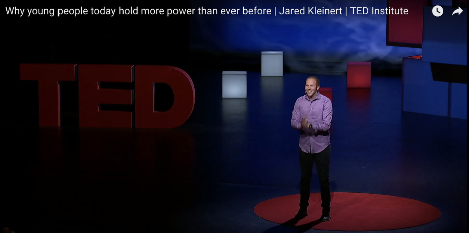 Live on TED's stage