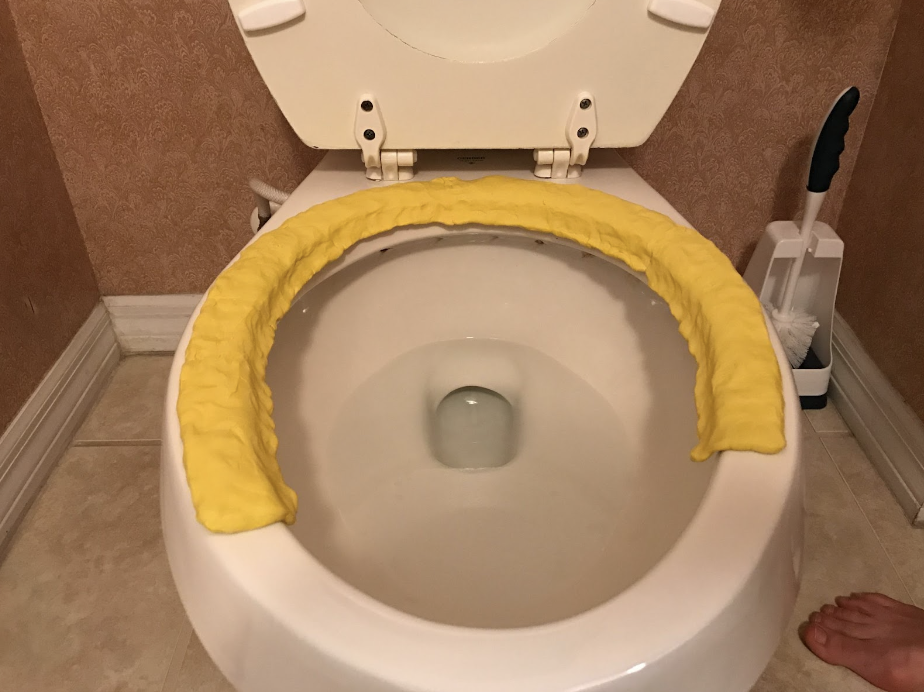 2017: Prototyping a New Toilet Seat Design for a Customer. Gotta pay the bills somehow!
