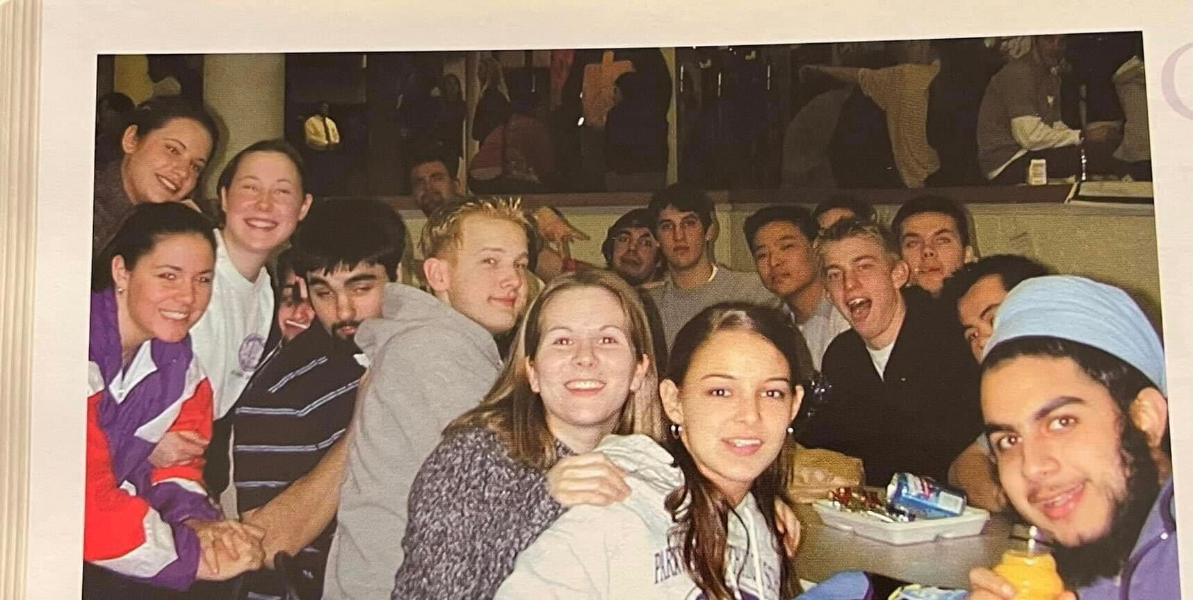 Adriane and Jesse in high school (in the front)