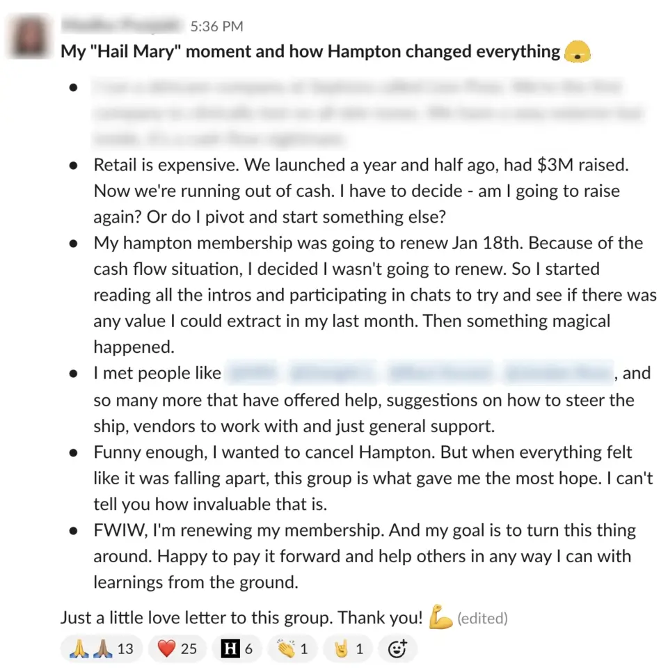 Hampton Slack community
