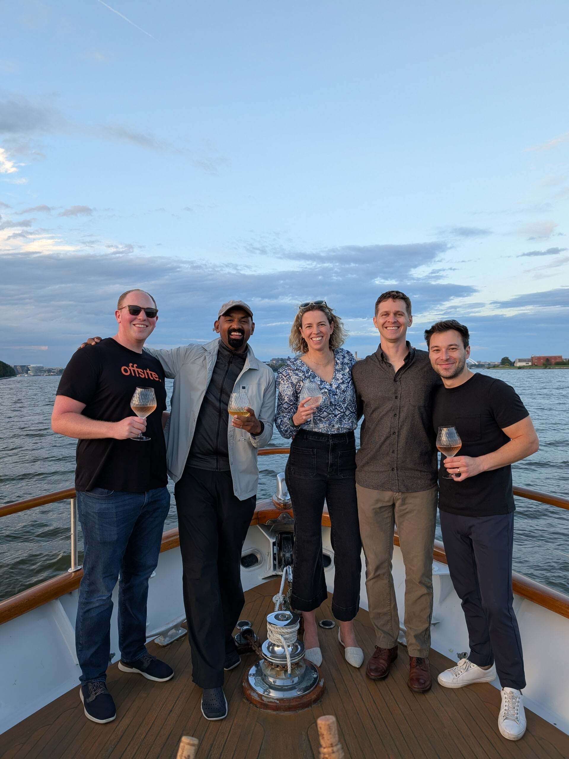 Hampton members at a chapter event